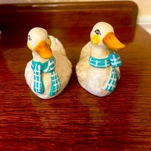 Blue Sky swan Salt and Pepper Shakers